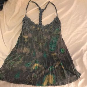 Free people razor back tank